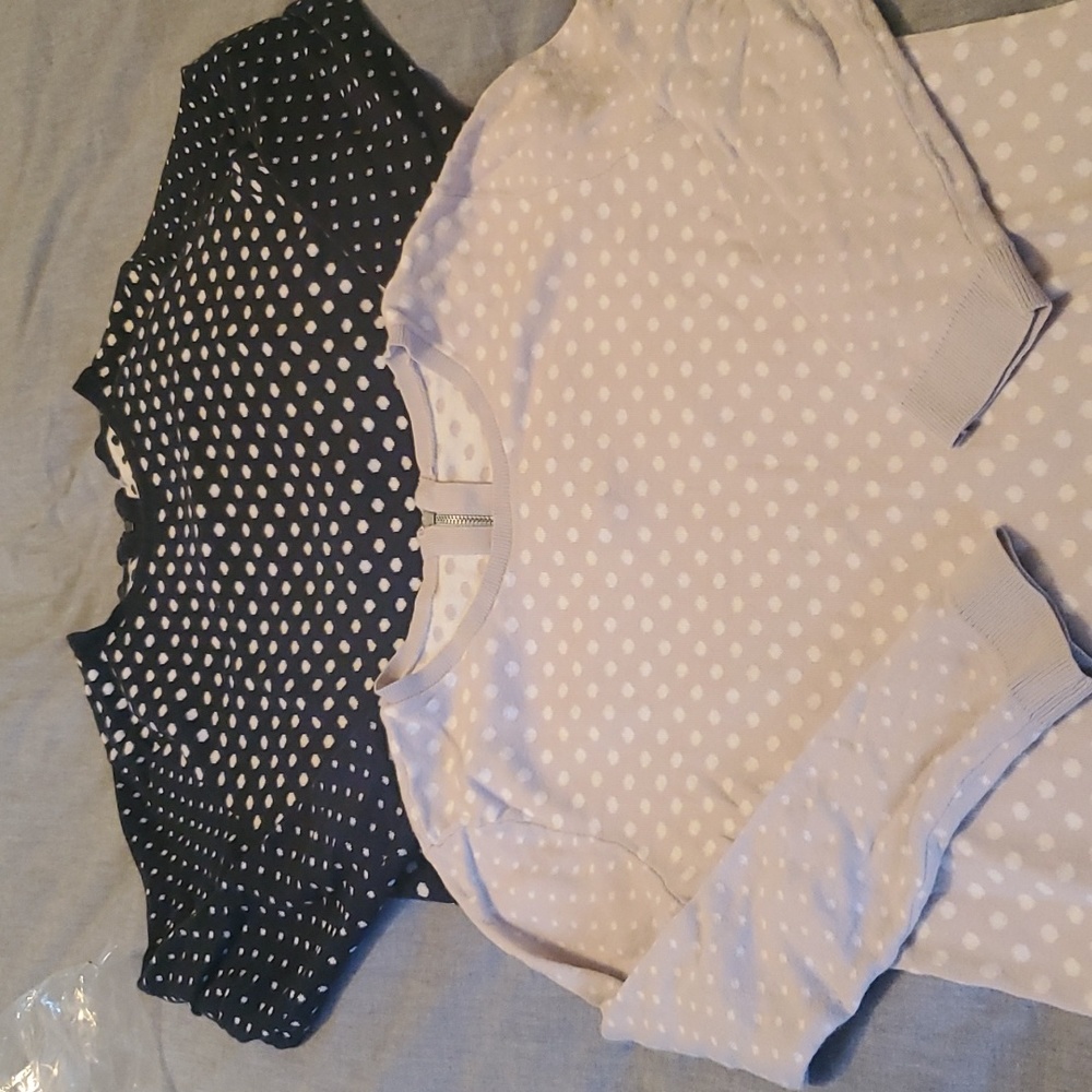 LOFT Polka Dot Sweater Bundle